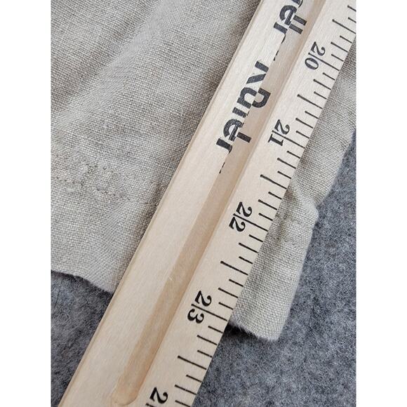 Eddie Bauer Pants Womens 10 Beige Brown Crop 100% Linen Casual Beach Vacation - Picture 13 of 16